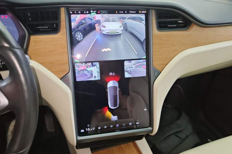 Used Tesla Model X 2017 X 100D Long Range Edition Audio And AC Panel
