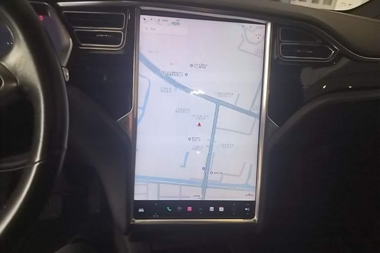 Used Tesla Model X 2017 X 100D Long Range Edition Audio And AC Panel
