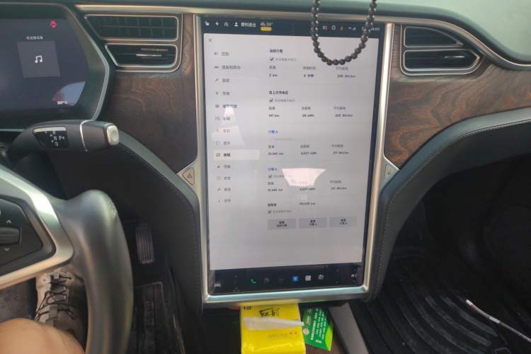 Used Tesla Model X 2017 X 100D Long Range Edition Audio And AC Panel