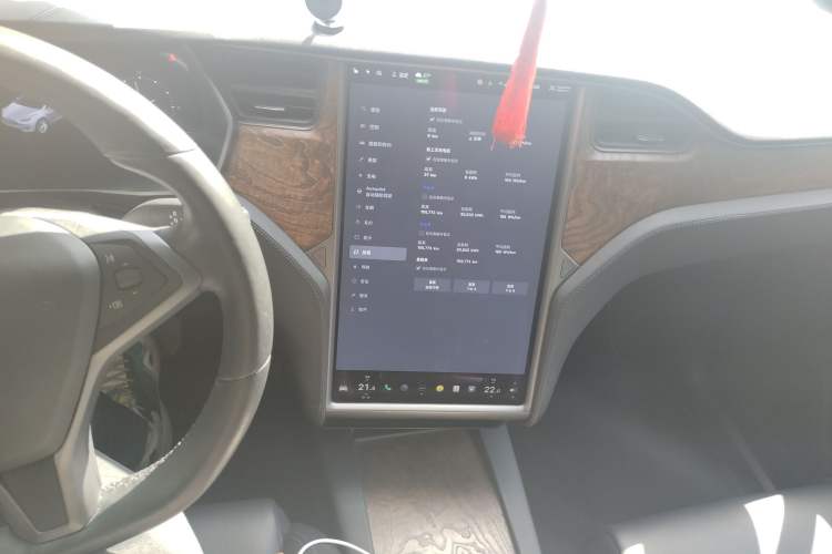 Used Tesla Model X 2017 X 100D Long Range Edition Audio And AC Panel