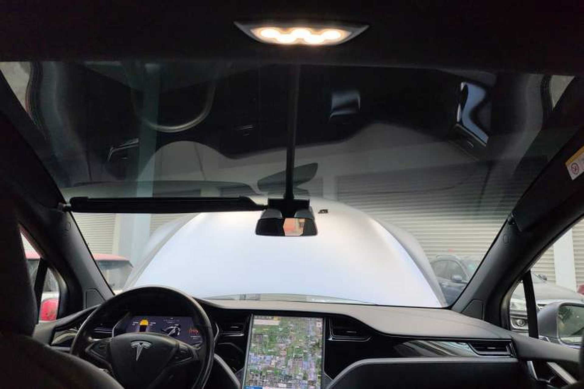 Used Tesla Model X 2017 X 100D Long Range Edition Headliner