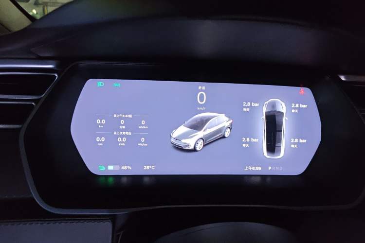 Used Tesla Model X 2017 X 100D Long Range Edition Instrument Cluster