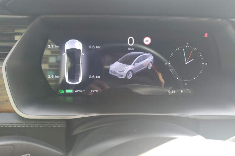 Used Tesla Model X 2017 X 100D Long Range Edition Instrument Cluster