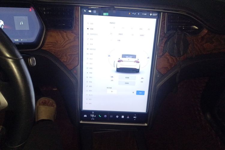 Used Tesla Model X 2017 X 100D Long Range Edition Audio And AC Panel