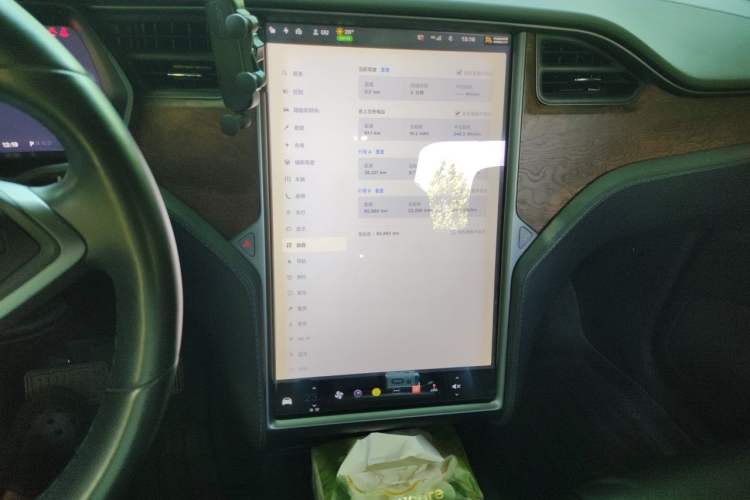 Used Tesla Model X 2017 X 100D Long Range Edition Audio And AC Panel