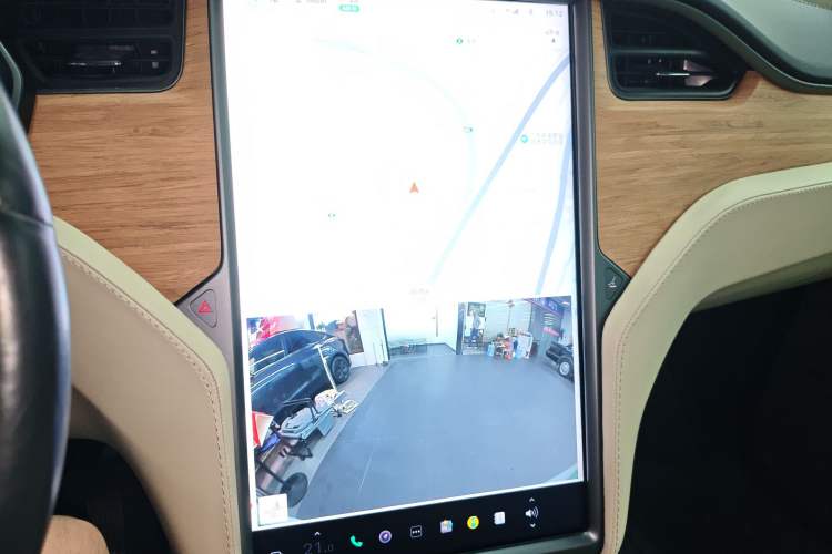 Used Tesla Model X 2017 X 100D Long Range Edition Audio And AC Panel