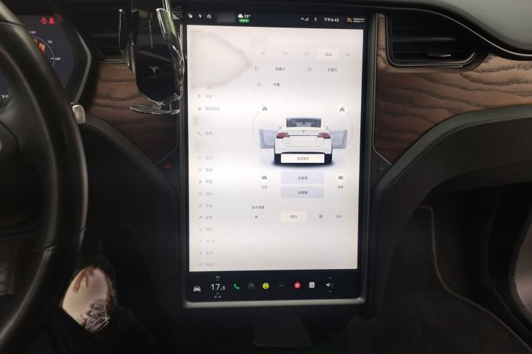 Used Tesla Model X 2017 X 100D Long Range Edition Audio And AC Panel