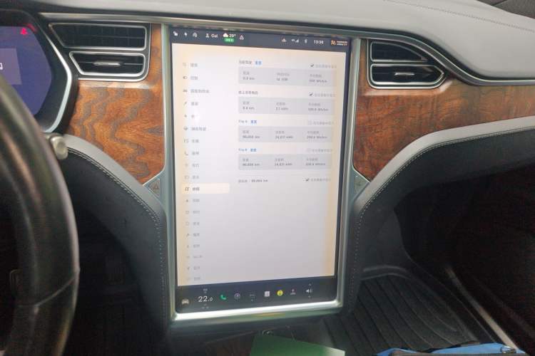 Used Tesla Model X 2017 X 100D Long Range Edition Audio And AC Panel