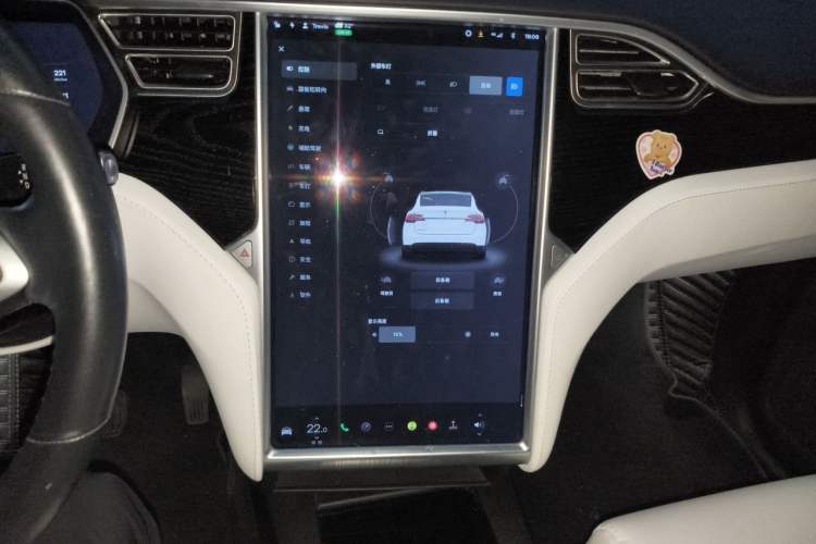Used Tesla Model X 2017 X 100D Long Range Edition Audio And AC Panel