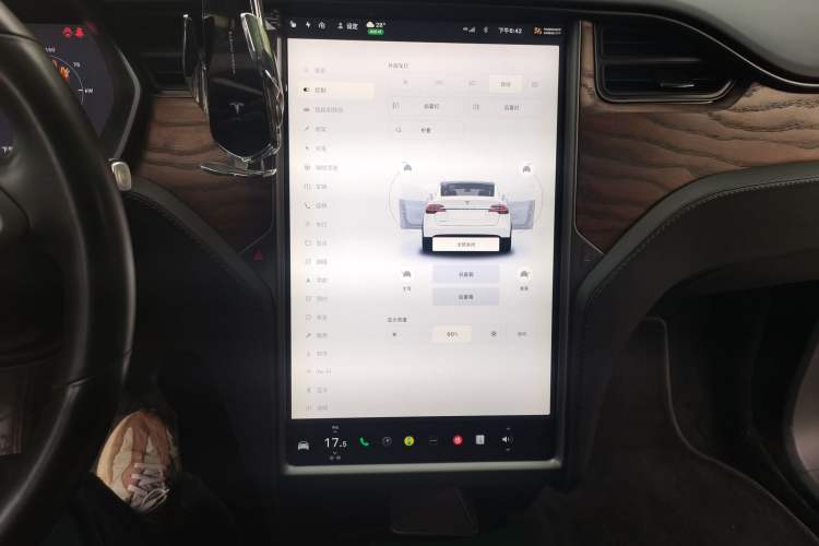 Used Tesla Model X 2017 X 100D Long Range Edition Audio And AC Panel