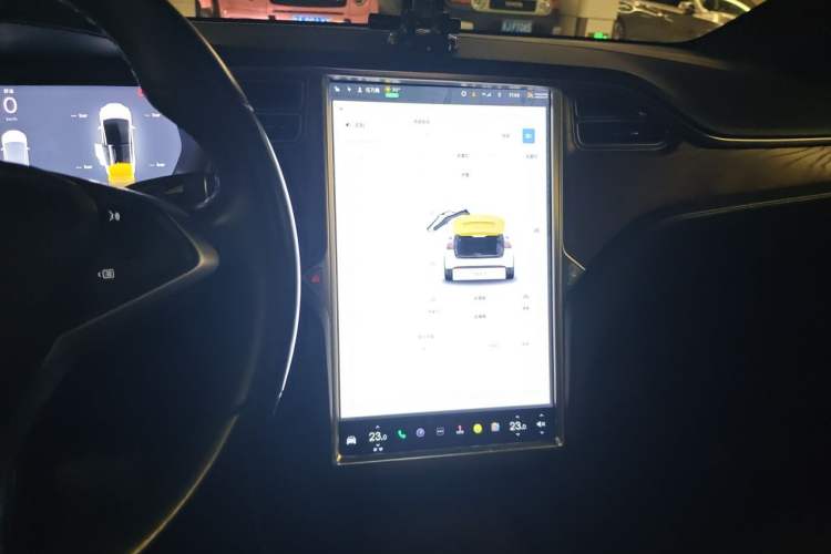 Used Tesla Model X 2017 X 100D Long Range Edition Audio And AC Panel