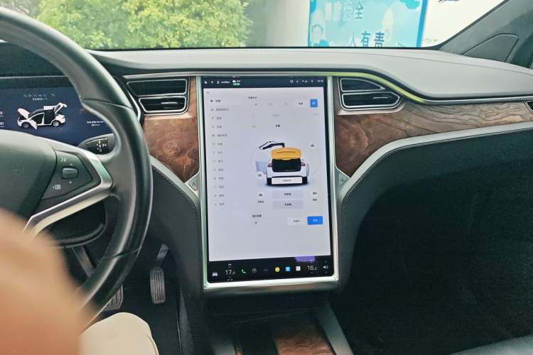 Used Tesla Model X  Audio And AC Panel