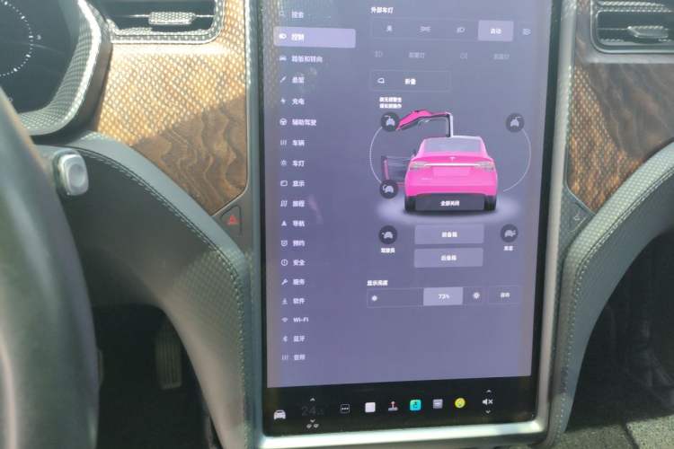Used Tesla Model X 2017 X 100D Long Range Edition Audio And AC Panel