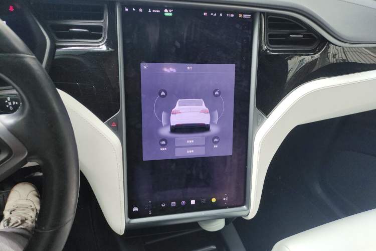 Used Tesla Model X 2017 X 100D Long Range Edition Audio And AC Panel