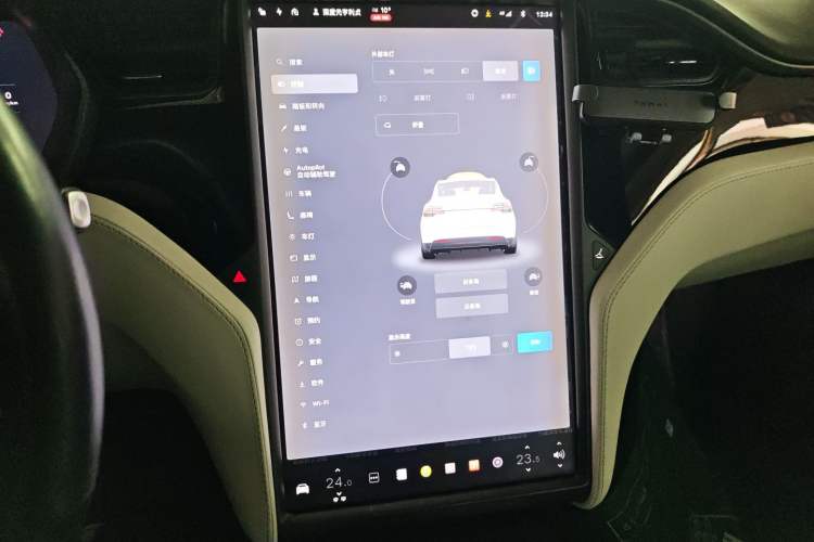 Used Tesla Model X 2017 X 100D Long Range Edition Audio And AC Panel