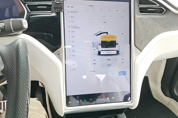 Used Tesla Model X 2017 X 100D Long Range Edition Audio And AC Panel