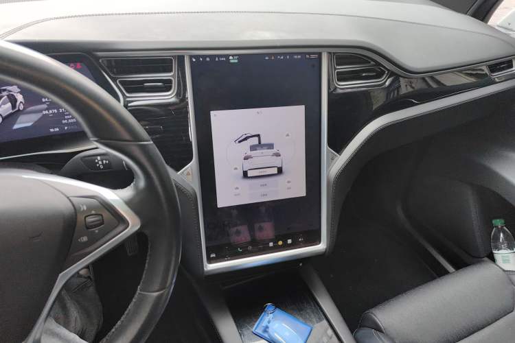 Used Tesla Model X 2017 X 100D Long Range Edition Audio And AC Panel