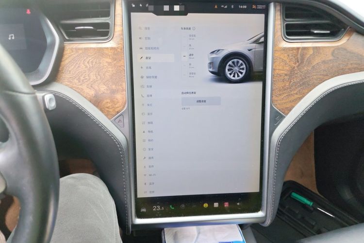 Used Tesla Model X 2017 X 100D Long Range Edition Audio And AC Panel