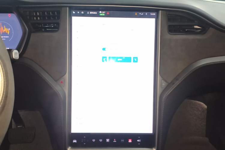 Used Tesla Model X 2017 X 100D Long Range Edition Audio And AC Panel