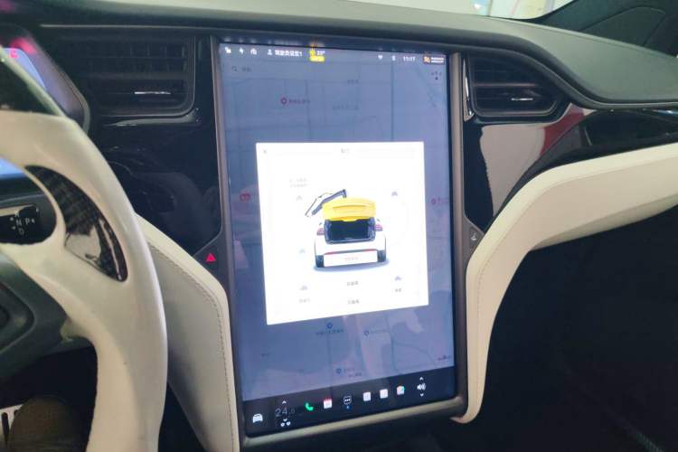 Used Tesla Model X 2017 X 100D Long Range Edition Audio And AC Panel