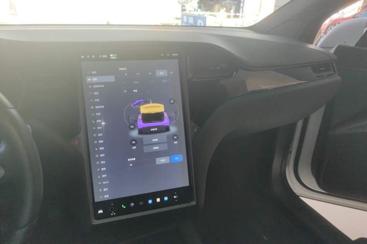 Used Tesla Model X 2017 X 100D Long Range Edition Audio And AC Panel