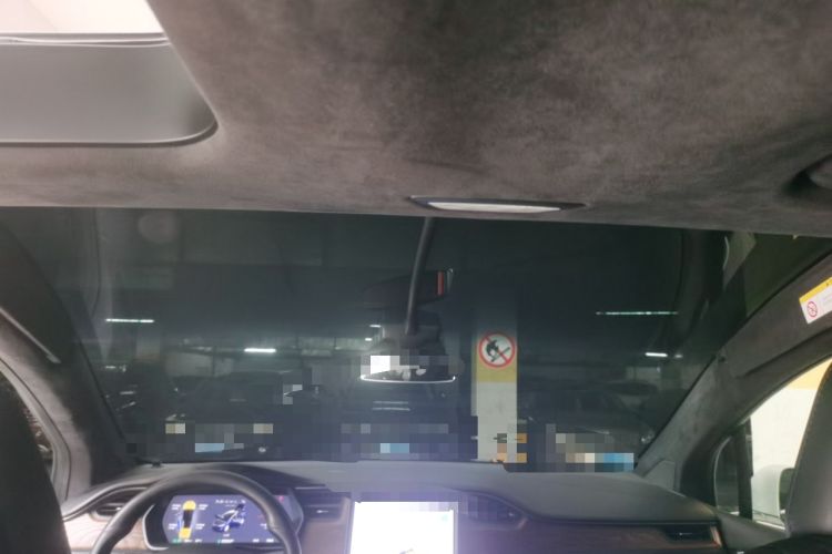 Used Tesla Model X 2017 X 100D Long Range Edition Headliner