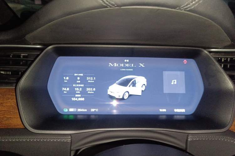 Used Tesla Model X 2017 X 100D Long Range Edition Instrument Cluster
