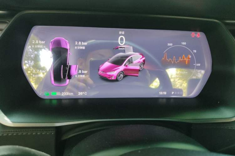 Used Tesla Model X 2017 X 100D Long Range Edition Instrument Cluster