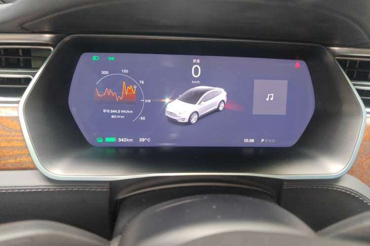Used Tesla Model X 2017 X 100D Long Range Edition Instrument Cluster