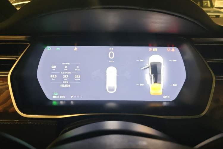 Used Tesla Model X 2017 X 100D Long Range Edition Instrument Cluster