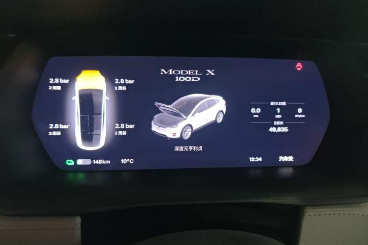 Used Tesla Model X 2017 X 100D Long Range Edition Instrument Cluster