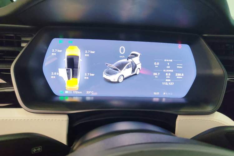 Used Tesla Model X 2017 X 100D Long Range Edition Instrument Cluster