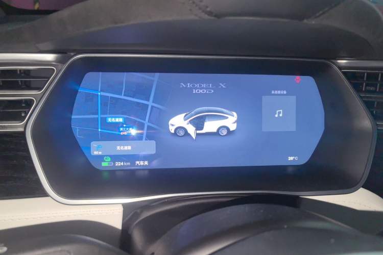 Used Tesla Model X 2017 X 100D Long Range Edition Instrument Cluster