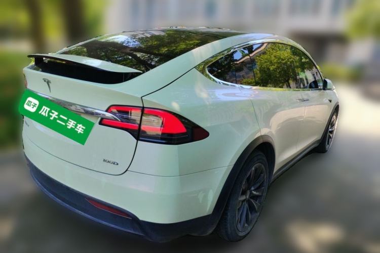 Used Tesla Model X 2017 X 100D Long Range Edition Rear Right 45 Deg