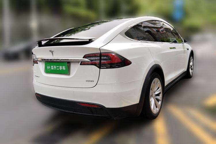 Used Tesla Model X 2017 X 100D Long Range Edition Rear Right 45 Deg