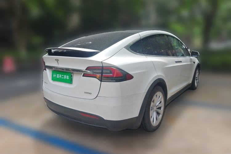 Used Tesla Model X 2017 X 100D Long Range Edition Rear Right 45 Deg