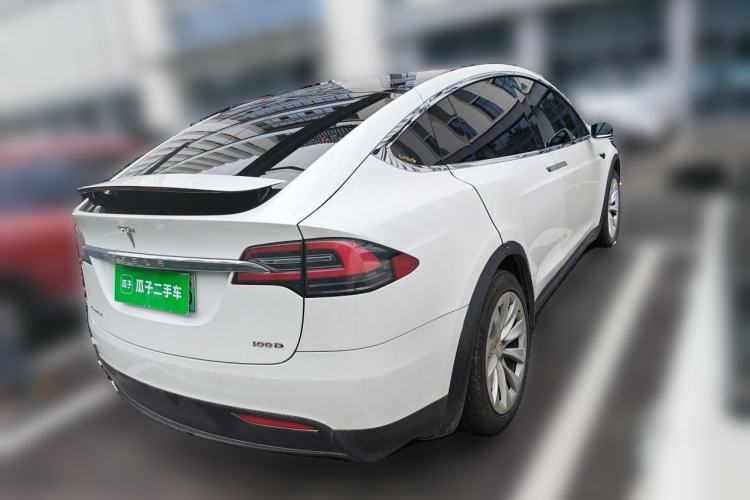 Used Tesla Model X 2017 X 100D Long Range Edition Rear Right 45 Deg