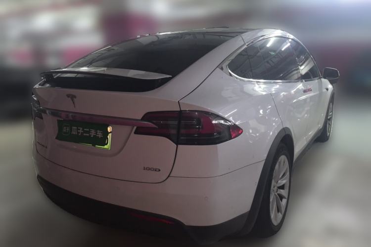 Used Tesla Model X 2017 X 100D Long Range Edition Rear Right 45 Deg