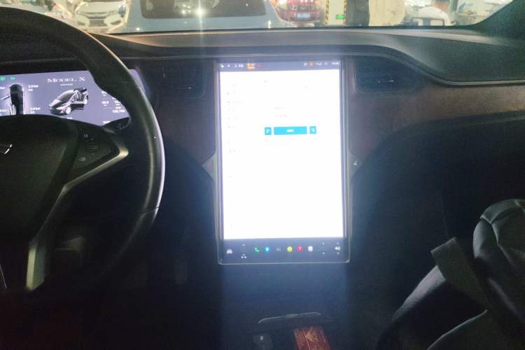 Used Tesla Model X 2019 Long-Range Version Audio And AC Panel