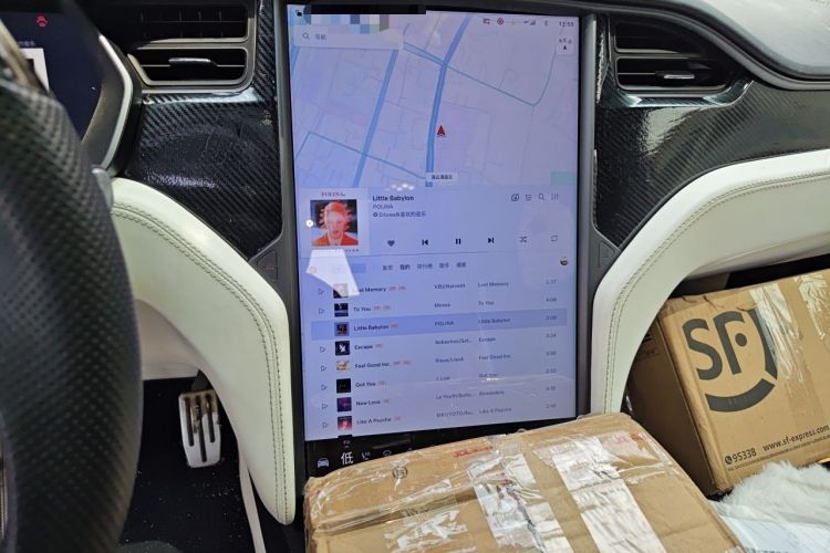 Used Tesla Model X 2019 Performance High-Performance Edition Audio And AC Panel