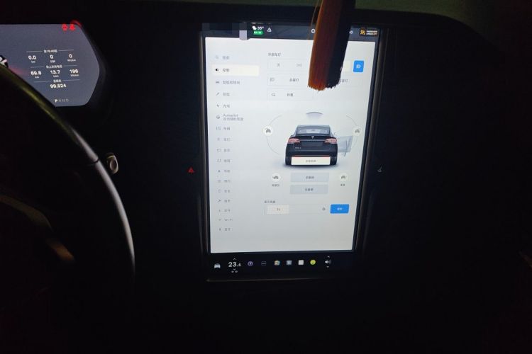 Used Tesla Model X 2019 Long-Range Version Audio And AC Panel