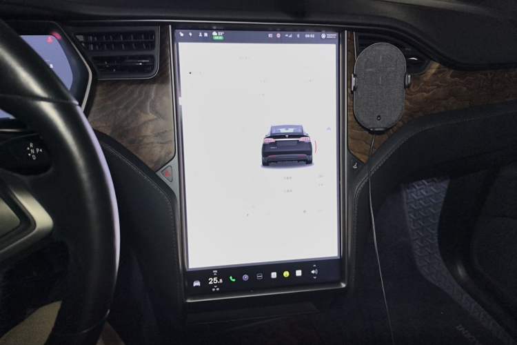 Used Tesla Model X 2019 Long-Range Version Audio And AC Panel