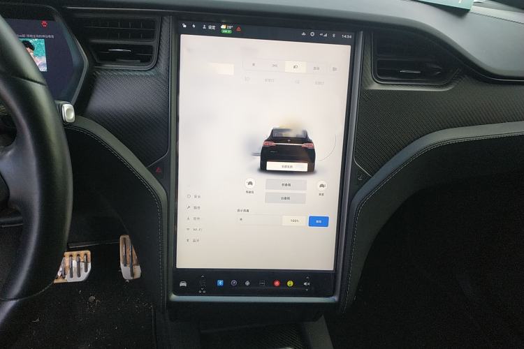 Used Tesla Model X 2019 Performance High-Performance Edition Audio And AC Panel