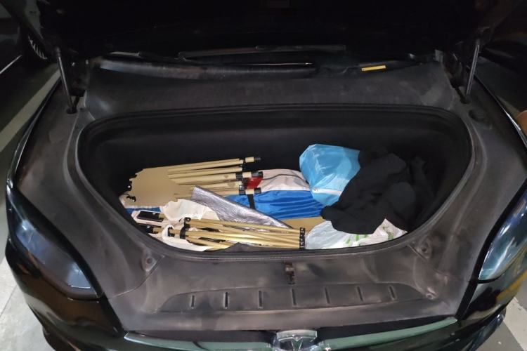 Used Tesla Model X 2019 Long-Range Version Engine Bay