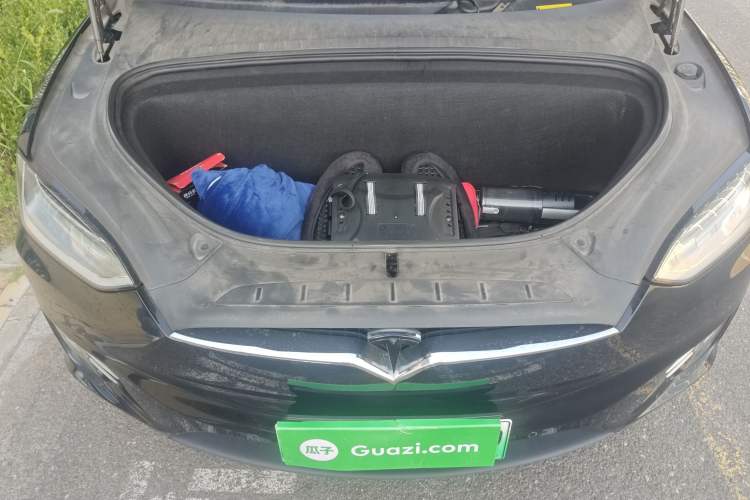 Used Tesla Model X 2019 Long-Range Version Engine Bay