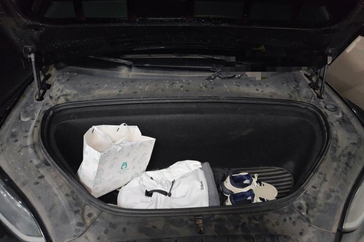 Used Tesla Model X 2019 Long-Range Version Engine Bay