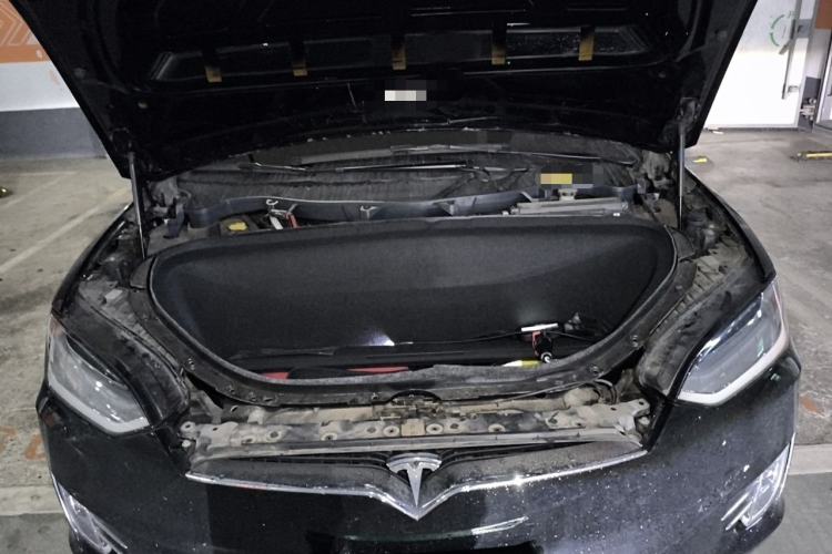 Used Tesla Model X 2019 Long-Range Version Engine Bay