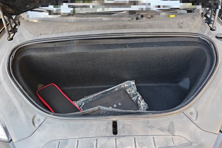 Used Tesla Model X 2019 Long-Range Version Engine Bay