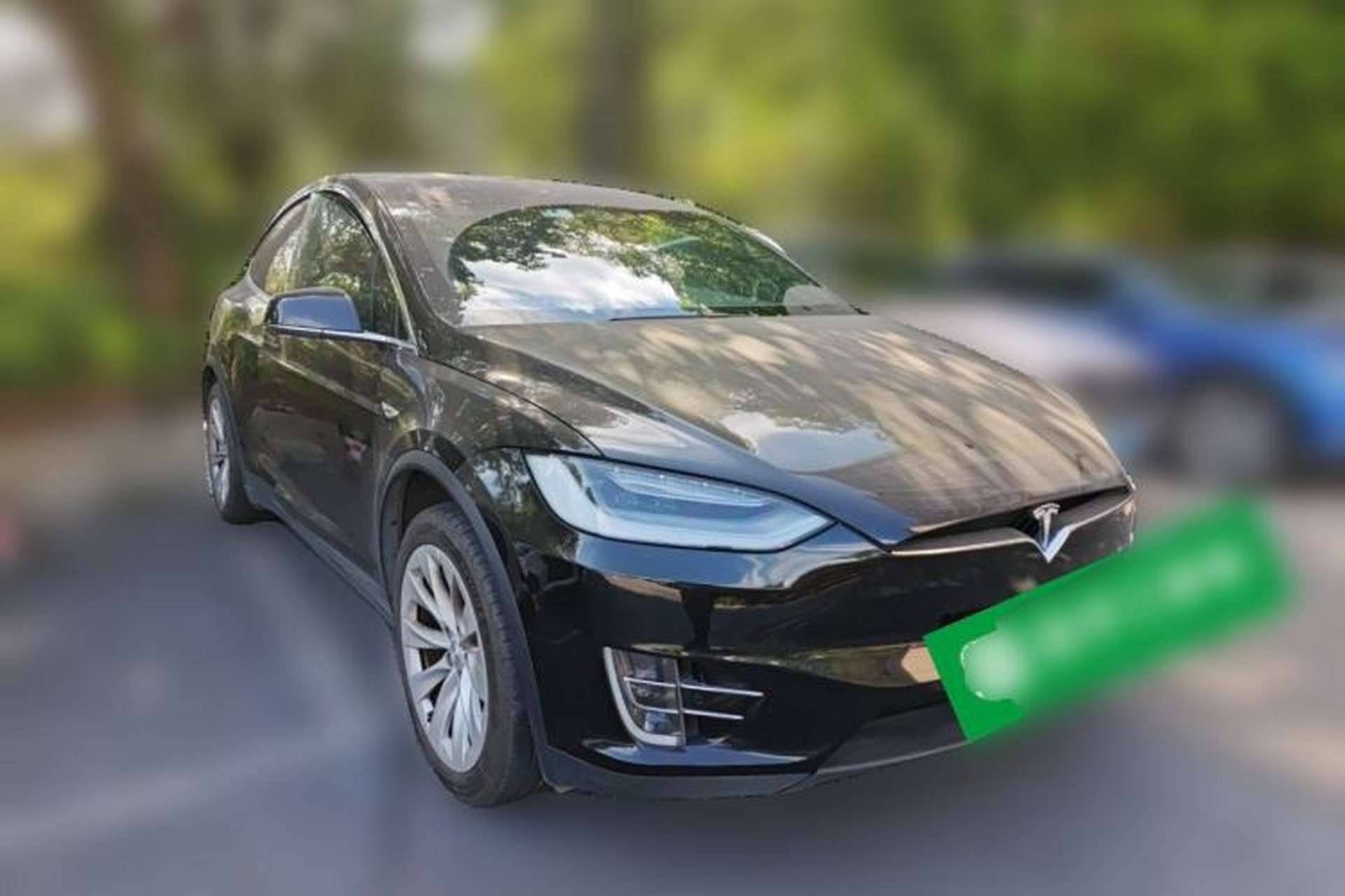 Used Tesla Model X 2019 Long-Range Version Front Right 45 Deg