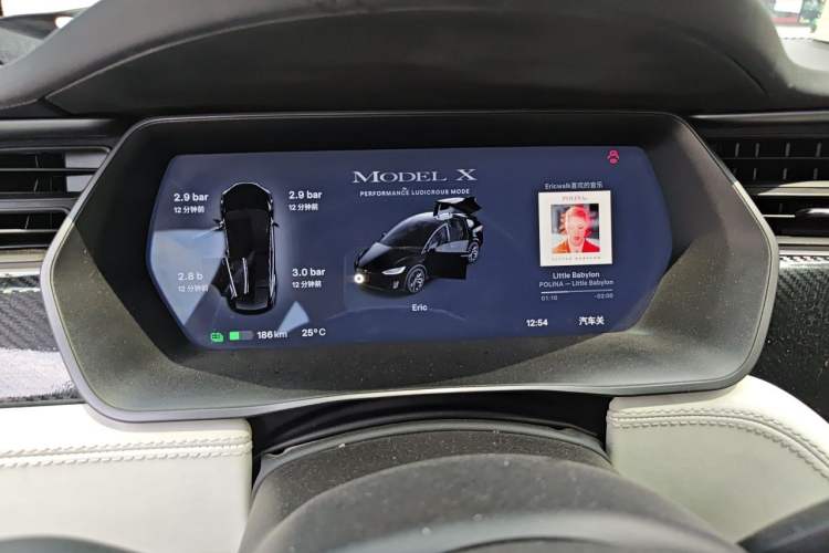 Used Tesla Model X 2019 Performance High-Performance Edition Instrument Cluster